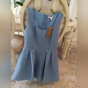 New Designer Miami Medium Blue Dress With Tags